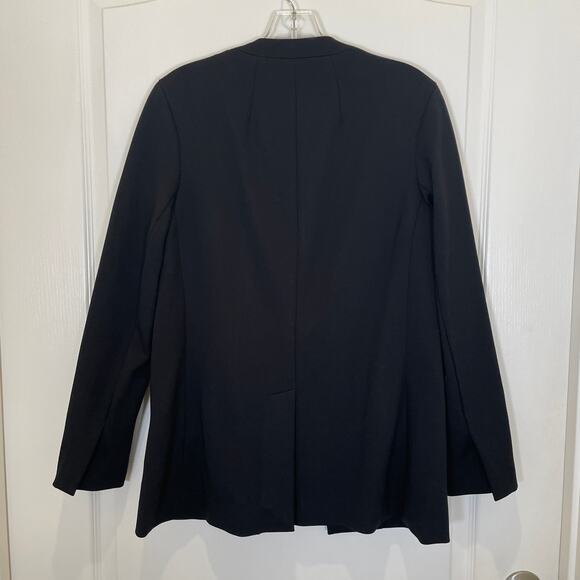 Spanx The Perfect Oversized Blazer Ponte No Lapel Minimalist Career Black S - Picture 6 of 7